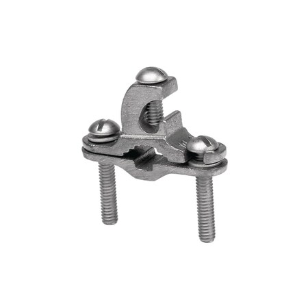 Burndy Cast Bronze Ground Clamp w/Lay-in Feature, 1/2"-1" Water Pipe, #4-#6 R C11K17D